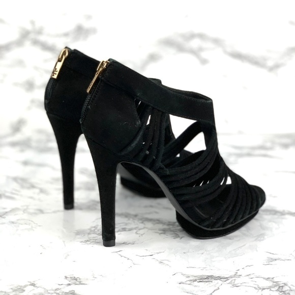 Tory Burch Strappy Sigourney Suede heels - Picture 6 of 9